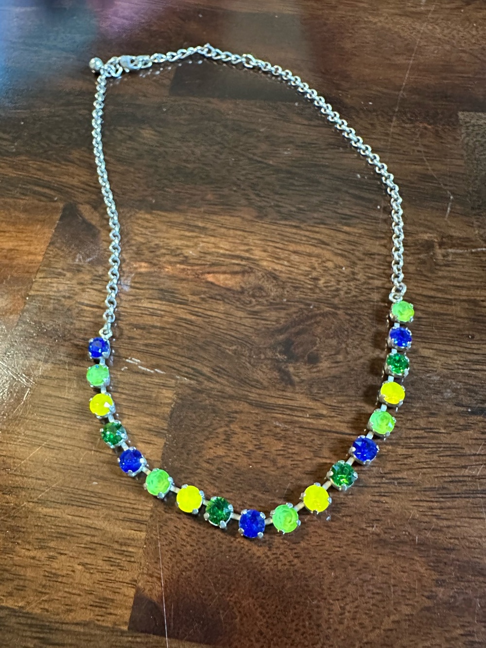 Sabika-inspired crystal necklace